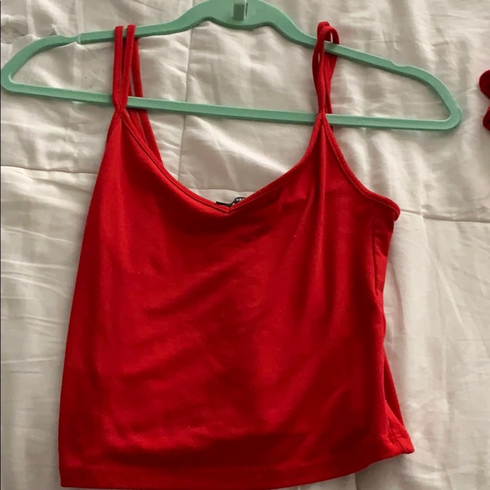 v neck crop top